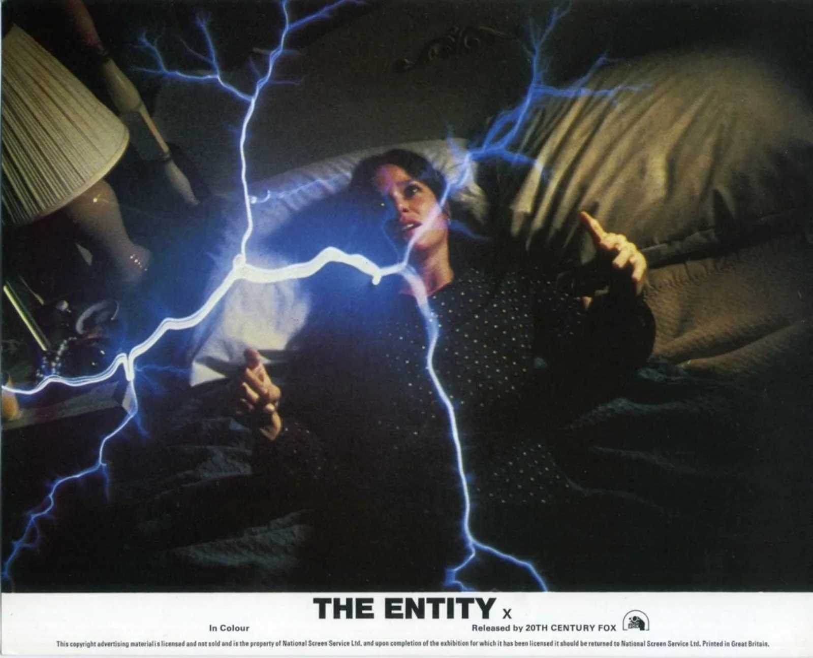 ENTITY 1982 Barbara Hershey, Ron Silver 6 10x8 LOBBY CARDS, image 3