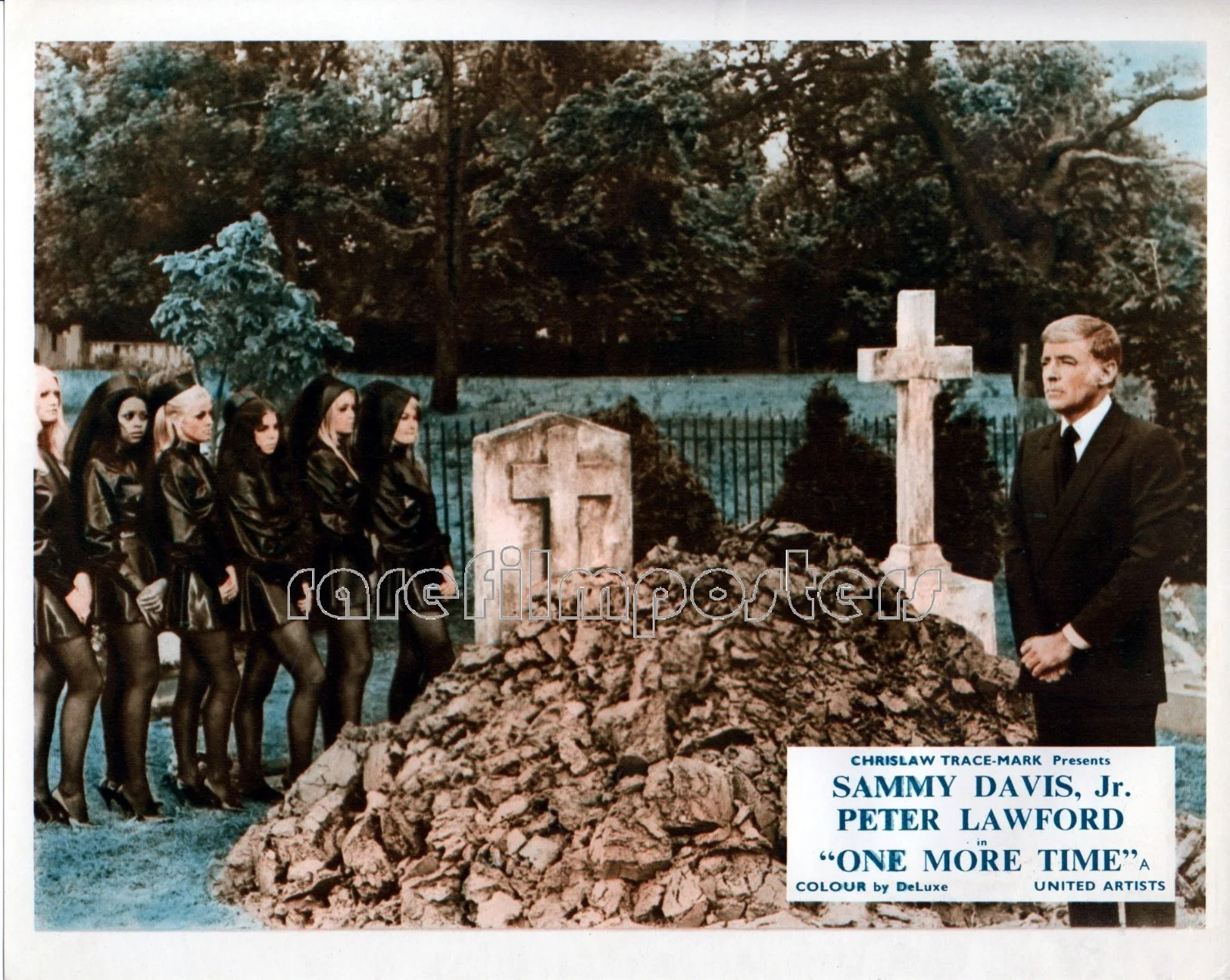ONE MORE TIME 1970 Sammy Davis Jr., Peter Lawford 7 UK 10x8 LOBBY CARDS, изображение 3