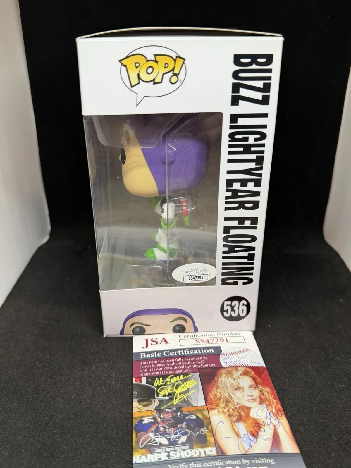 Tim Allen — Tim Allen signed Buzz Lightyear Funko Pop Toy Story 4 autograph ~ JSA COA #536, изображение 2