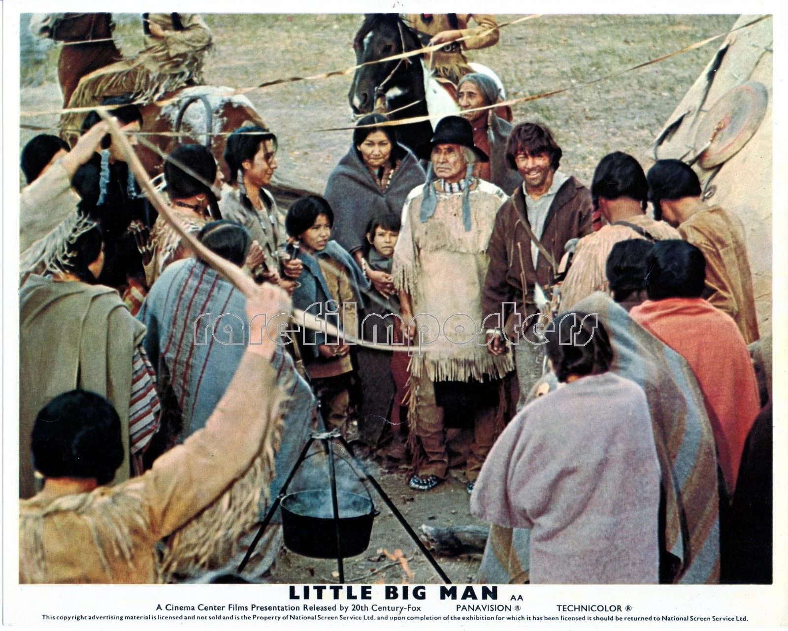 LITTLE BIG MAN 1970 Dustin Hoffman, Faye Dunaway 7 10x8 LOBBY CARDS, изображение 2