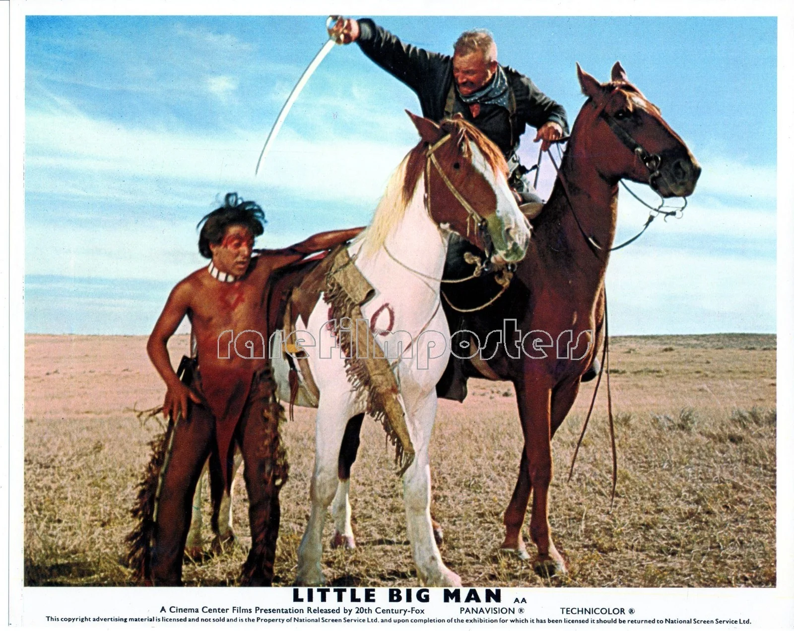 LITTLE BIG MAN 1970 Dustin Hoffman, Faye Dunaway 7 10x8 LOBBY CARDS, изображение 5