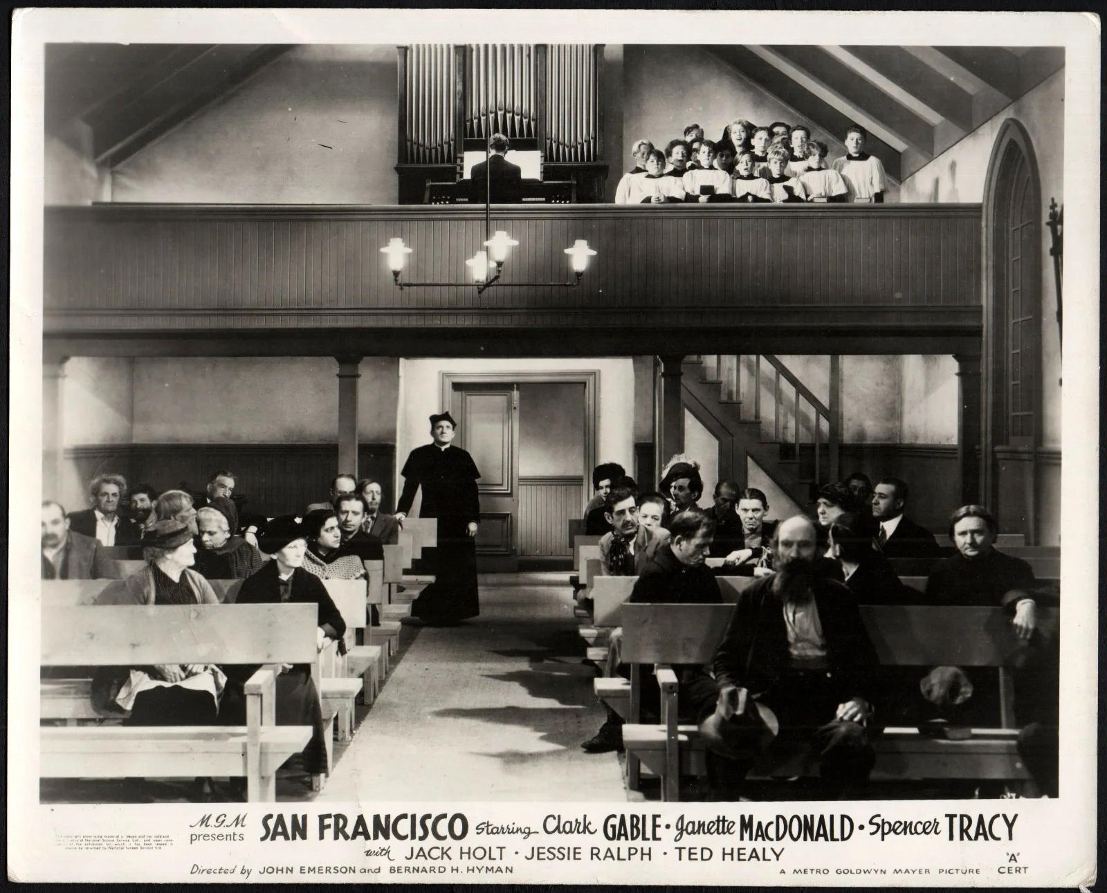 SAN FRANCISCO 1936 Spencer Tracy, Clark Gable Margaret Irving 4 10x8 LOBBY CARDS, изображение 2