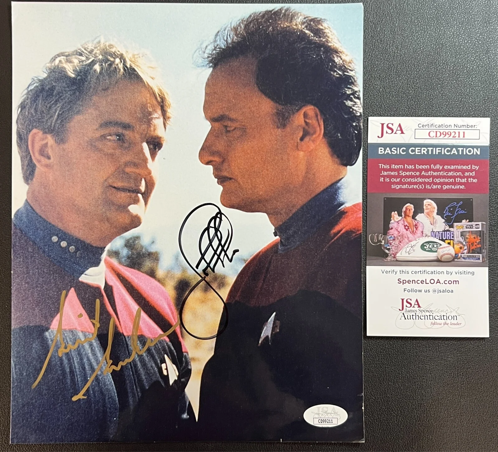 John De Lancie & Gerrit Graham — John De Lancie & Gerrit Graham Signedx2 Photo JSA w/COA Actors 'Star Trek' 8x10!