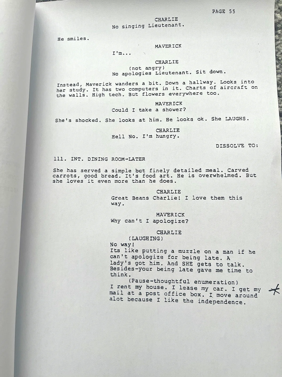 Top Gun Film Screenplay / Script. Tom Cruise, Kelly McGillis, Val Kilmer., изображение 2