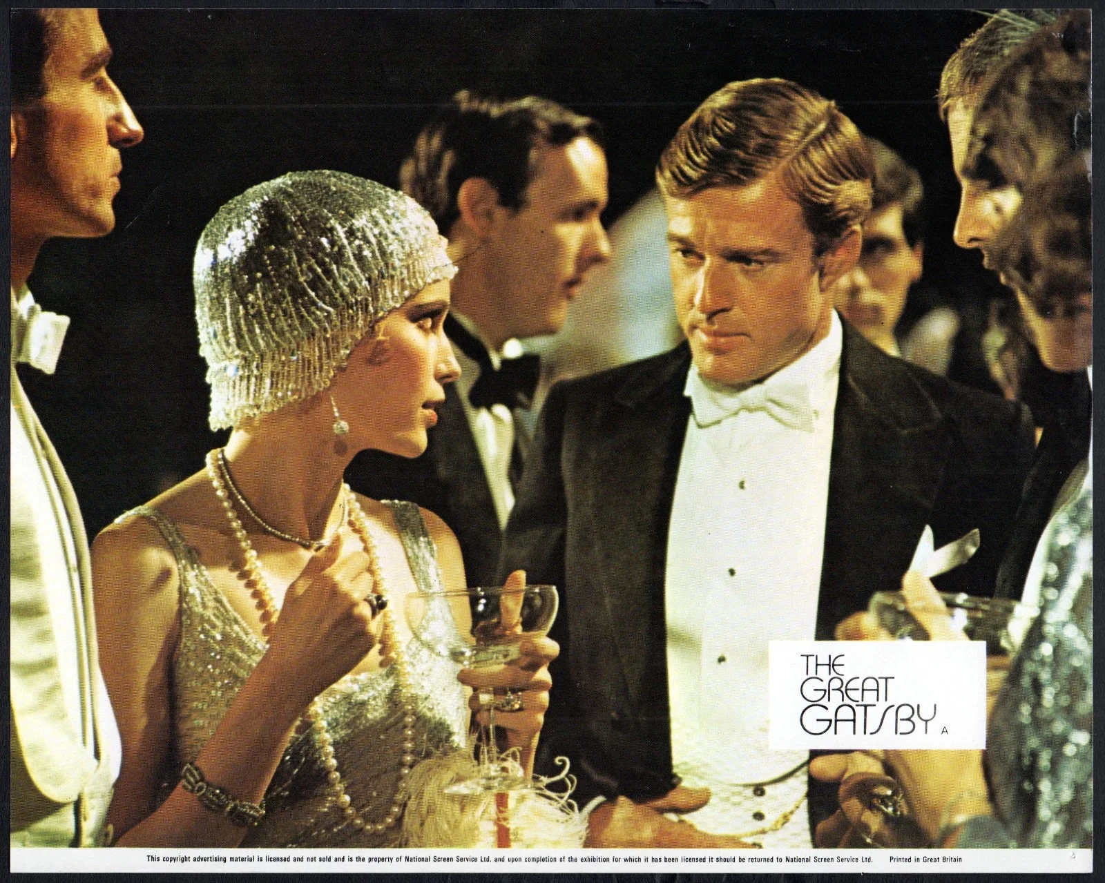 GREAT GATSBY 1974 Robert Redford, Mia Farrow, Karen Black UK 10x8 LOBBY SET, изображение 5