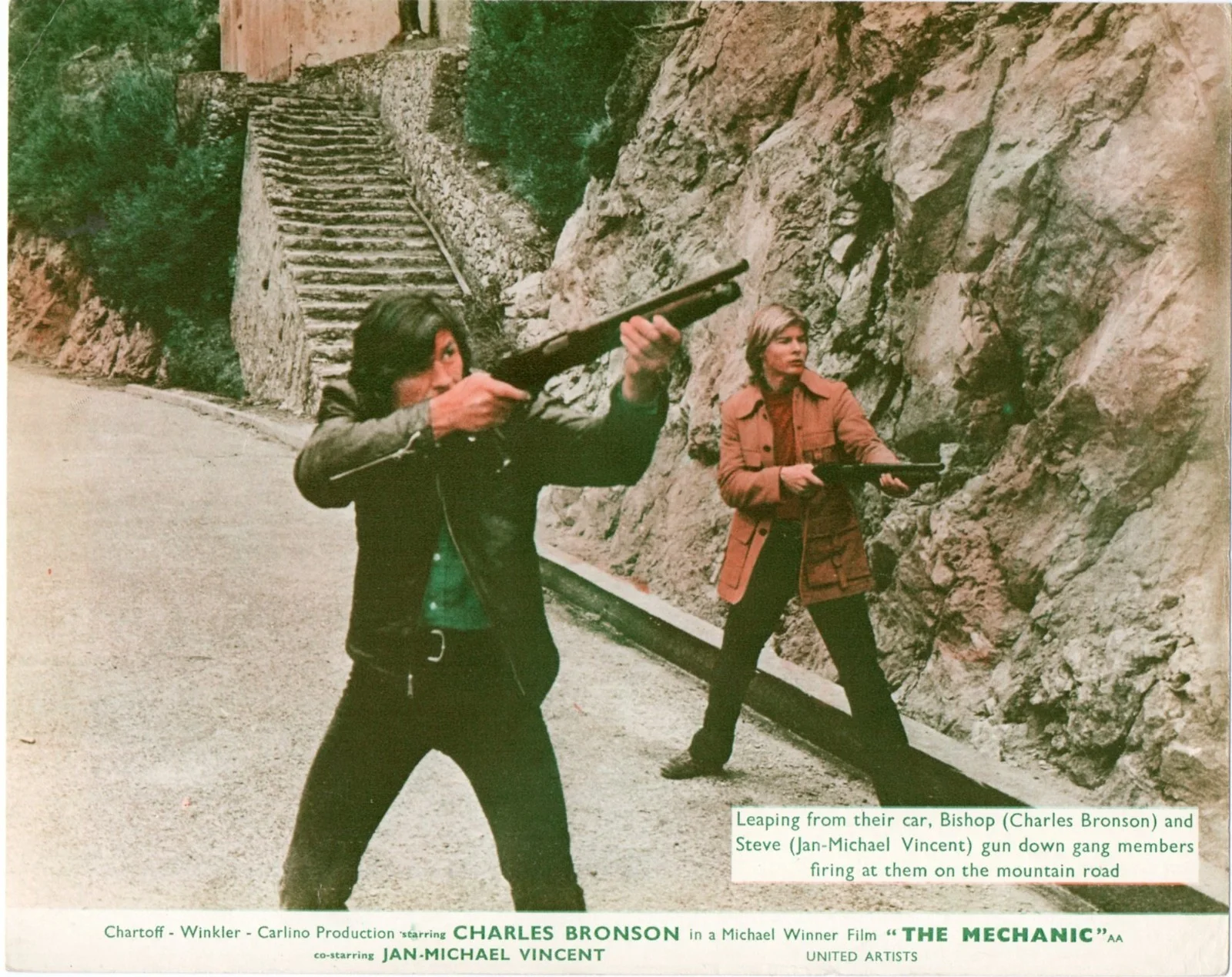 MECHANIC 1972 Charles Bronson, Jan-Michael Vincent 7 10x8 LOBBY CARDS, изображение 2