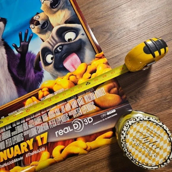 The Nut Job 27x40 Promo Movie Poster Original 2014 Will Arnett Brendan Fraser, изображение 3