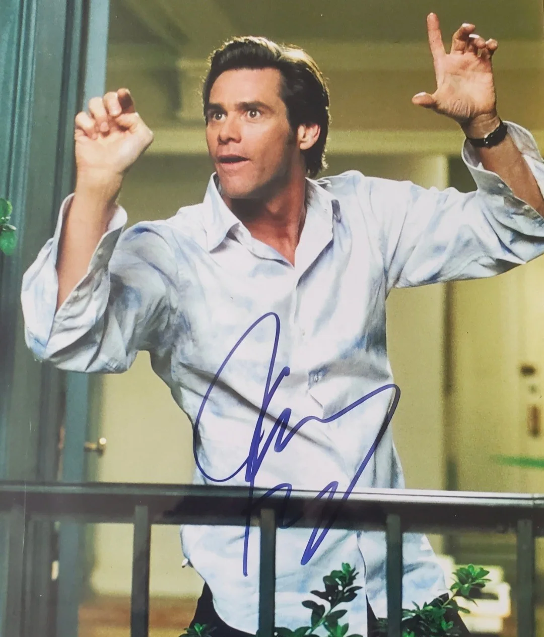 JIM CARREY — JIM CARREY SIGNED AUTOGRAPHED PHOTO MASK DUMB AND DUMBER "RARE" MOVIES 8X10