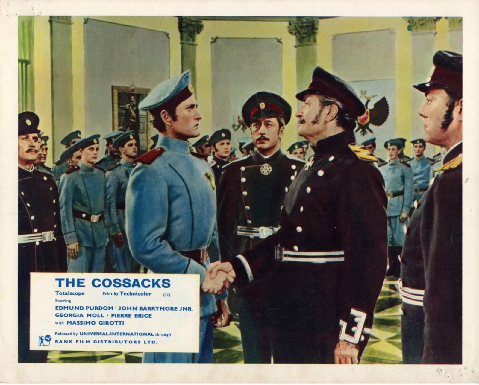 COSSACKS 1959 Edmund Purdom, John Drew Barrymore 7 10x8 LOBBY CARDS, изображение 3