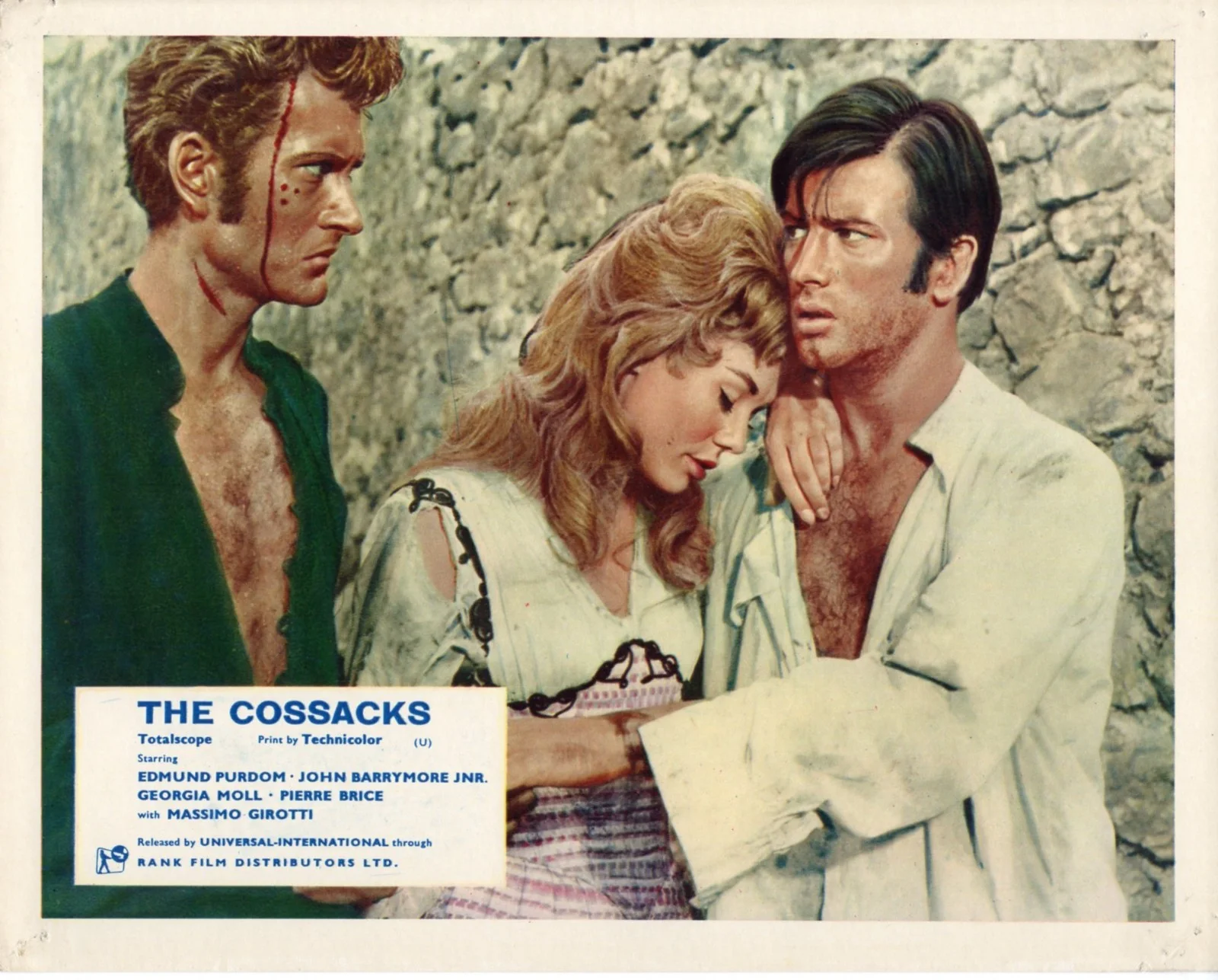 COSSACKS 1959 Edmund Purdom, John Drew Barrymore 7 10x8 LOBBY CARDS, изображение 5