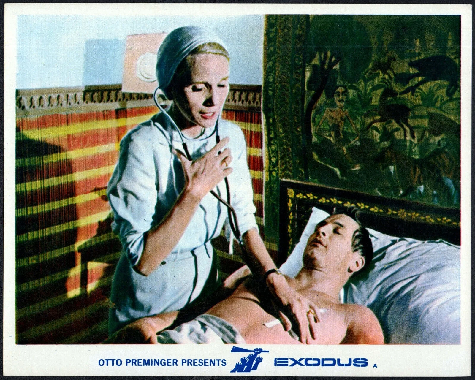 EXODUS 1960 Paul Newman, Eva Marie Saint, Sal Mineo UK 10x8 LOBBY SET, изображение 3
