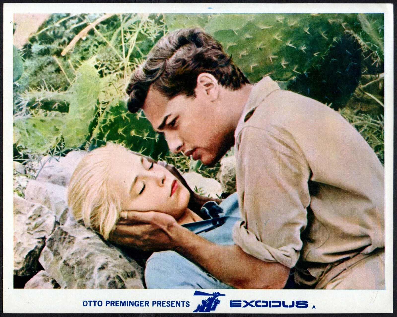 EXODUS 1960 Paul Newman, Eva Marie Saint, Sal Mineo UK 10x8 LOBBY SET, изображение 4