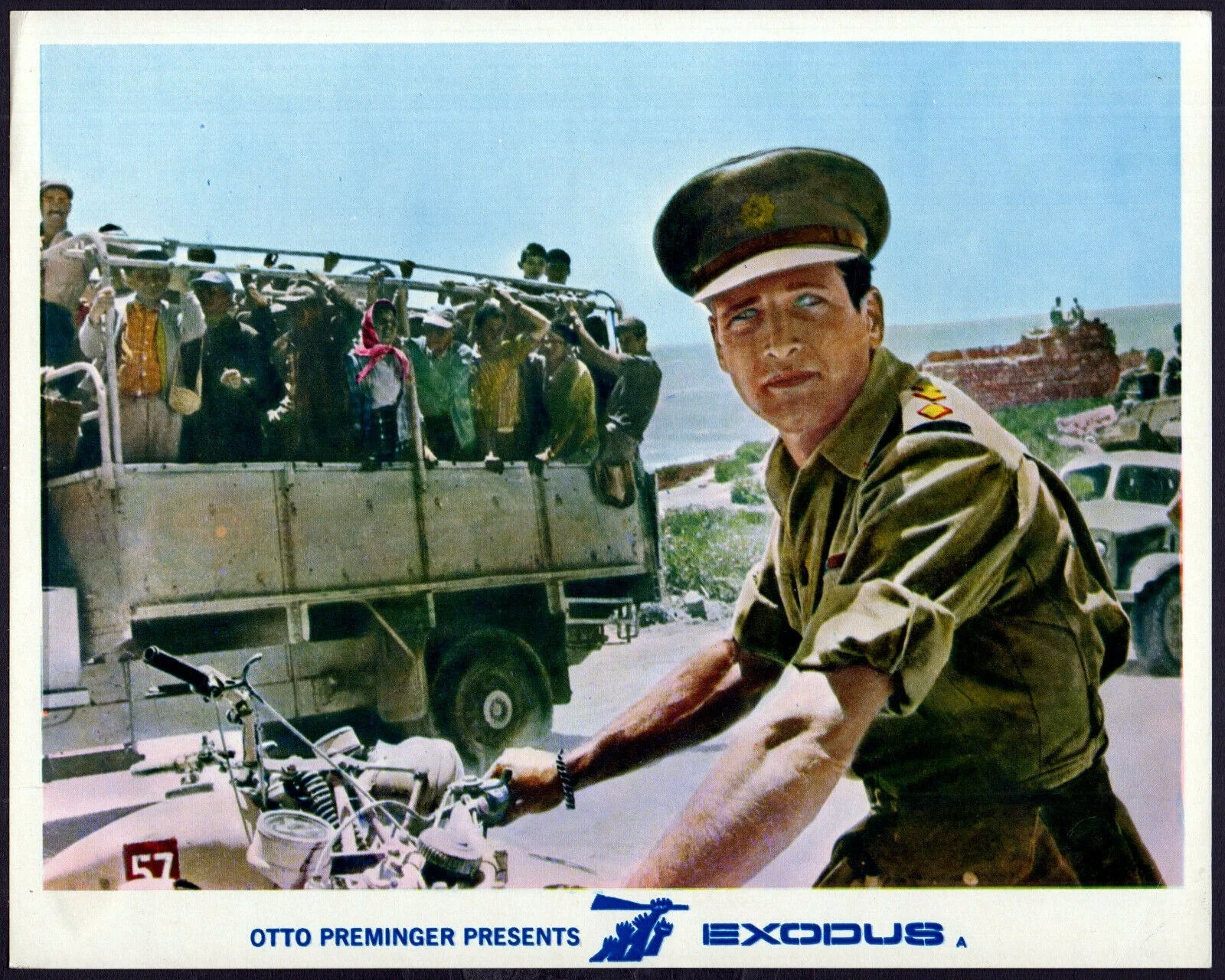 EXODUS 1960 Paul Newman, Eva Marie Saint, Sal Mineo UK 10x8 LOBBY SET, изображение 5