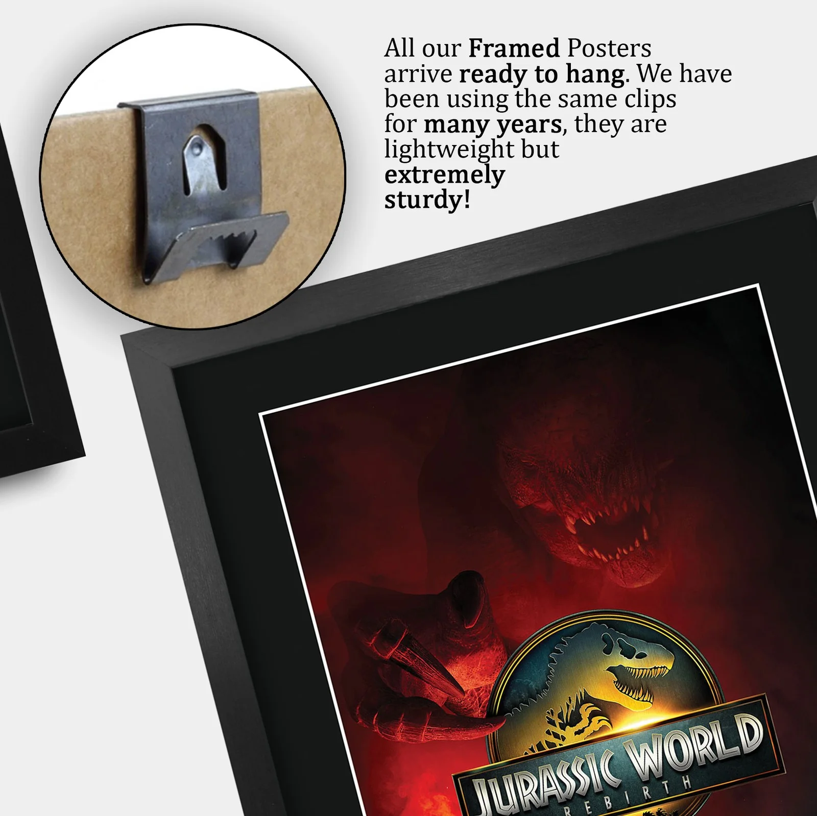Jurassic World 4 Rebirth 2025 Framed A3 Movie Poster With Pre-Printed Autograph, изображение 5