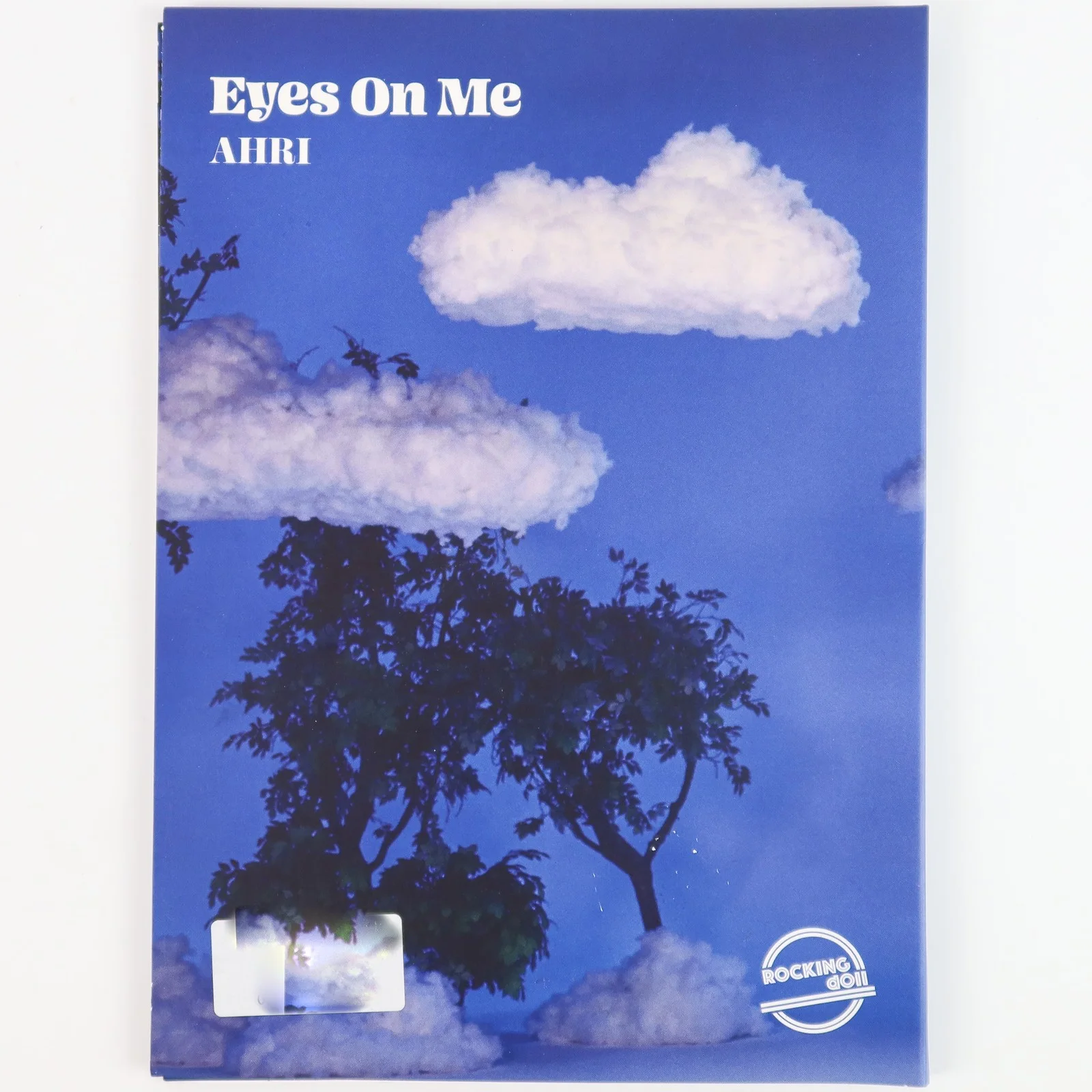 Ahri - Eyes On Me 1st Single Album Signed Promo CD 2023 Rocking Doll, image 2