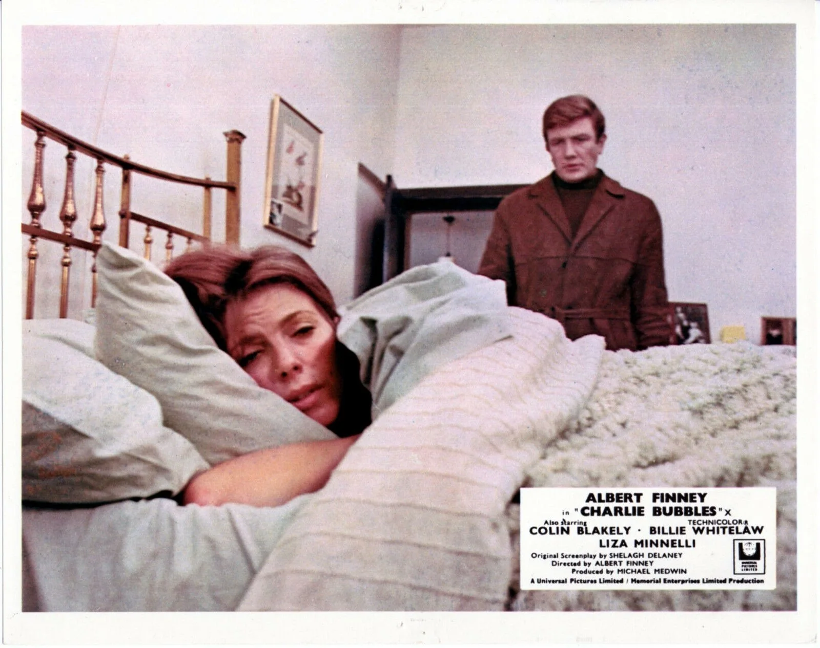 CHARLIE BUBBLES 1968 Albert Finney, Liza Minnelli 7 10x8 LOBBY CARDS, изображение 5