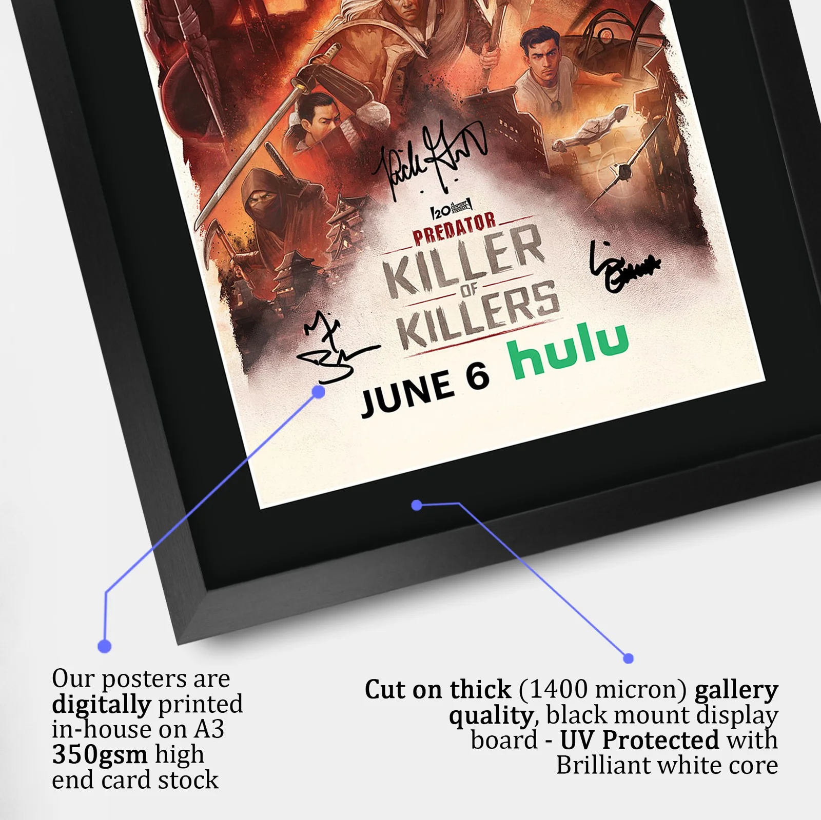 Predator Killer of Killers 2025 Framed A3 Movie Poster with Pre-Printed, изображение 4