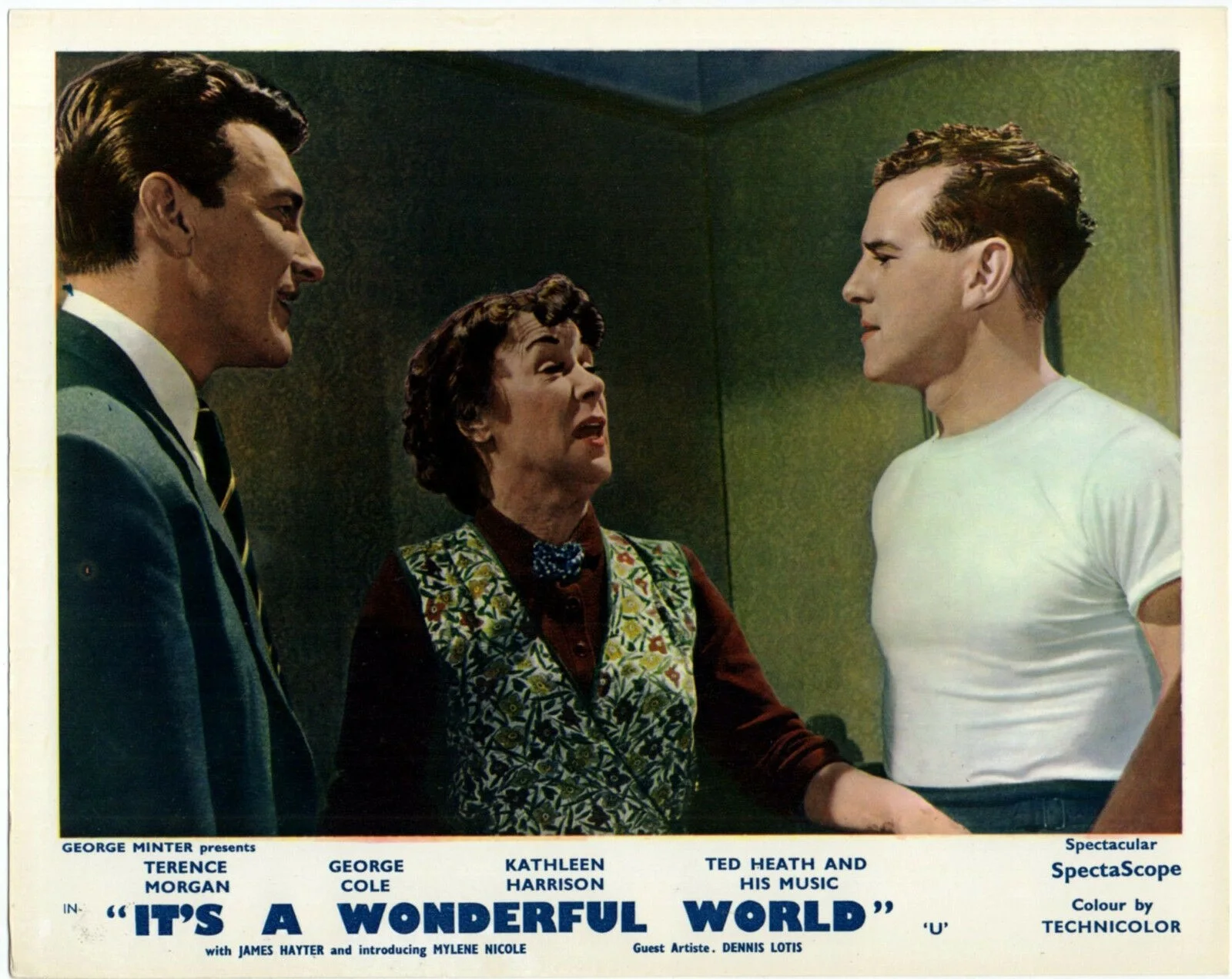 IT’S A WONDERFUL WORLD 1956 Terence Morgan, George Cole UK 10x8 LOBBY SET, изображение 3