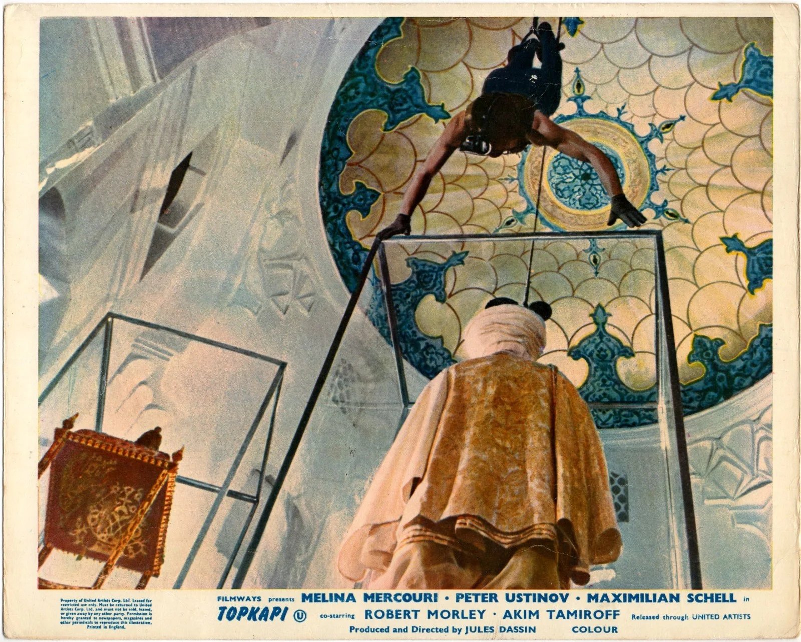 TOPKAPI 1964 Melina Mercouri, Maximilian Schell Peter Ustinov 7 10x8 LOBBY CARDS, изображение 2