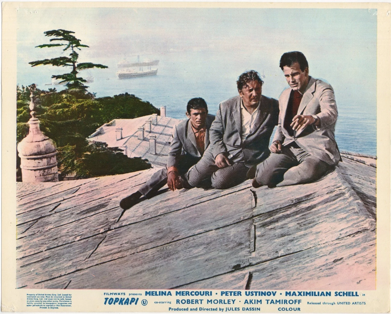 TOPKAPI 1964 Melina Mercouri, Maximilian Schell Peter Ustinov 7 10x8 LOBBY CARDS, изображение 3