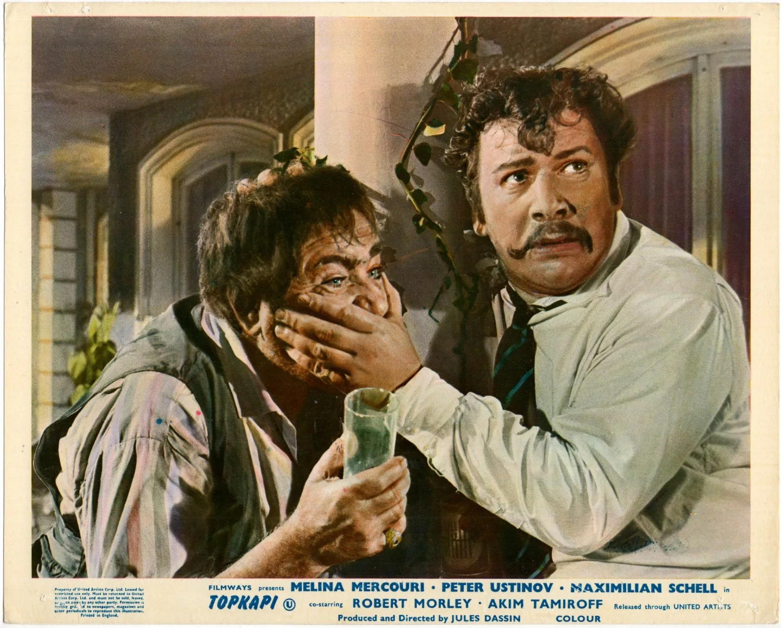 TOPKAPI 1964 Melina Mercouri, Maximilian Schell Peter Ustinov 7 10x8 LOBBY CARDS, изображение 4