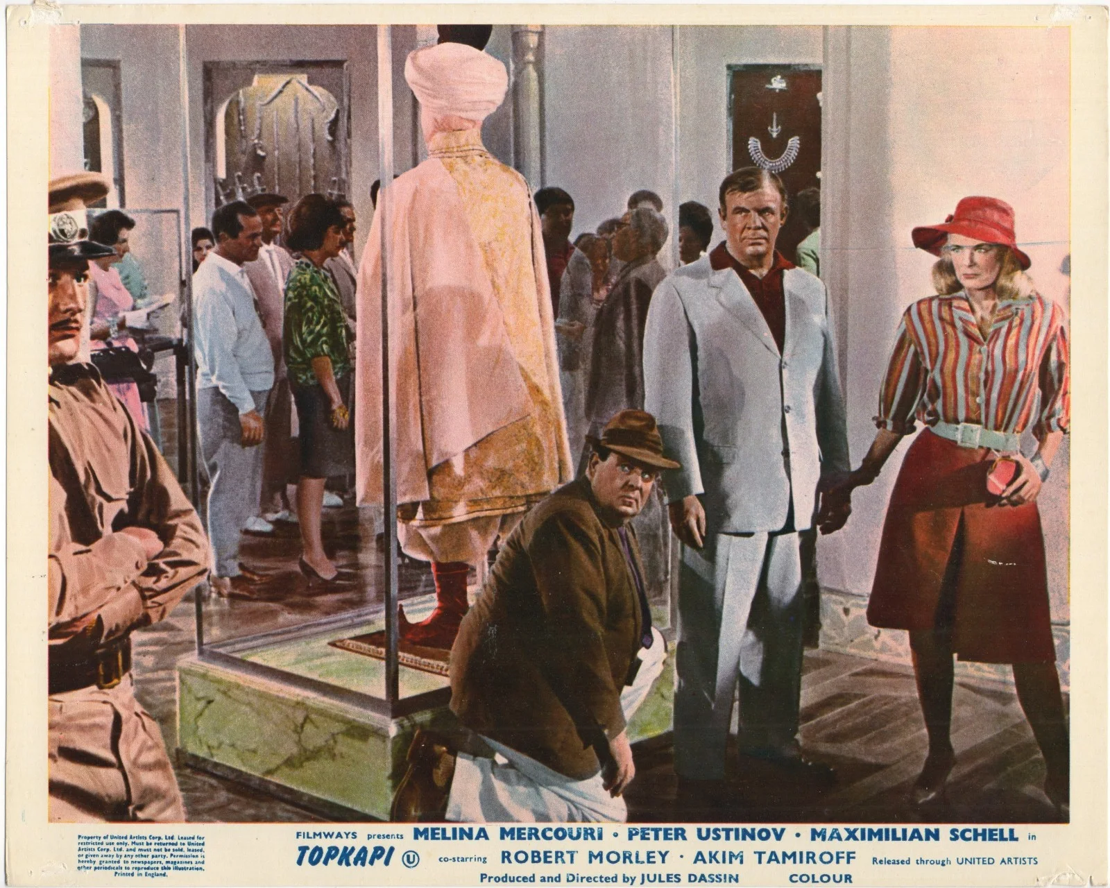 TOPKAPI 1964 Melina Mercouri, Maximilian Schell Peter Ustinov 7 10x8 LOBBY CARDS, изображение 5