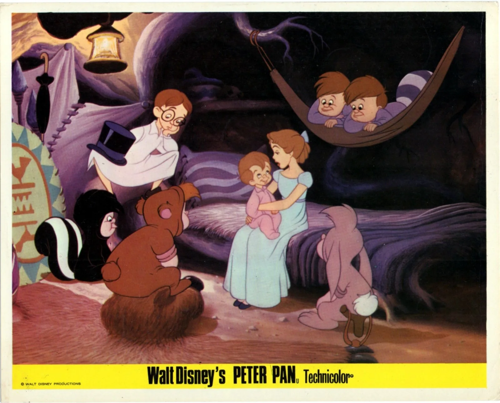 PETER PAN 1953 Bobby Driscoll - WALT DISNEY 5 UK 10x8 LOBBY CARDS, изображение 2