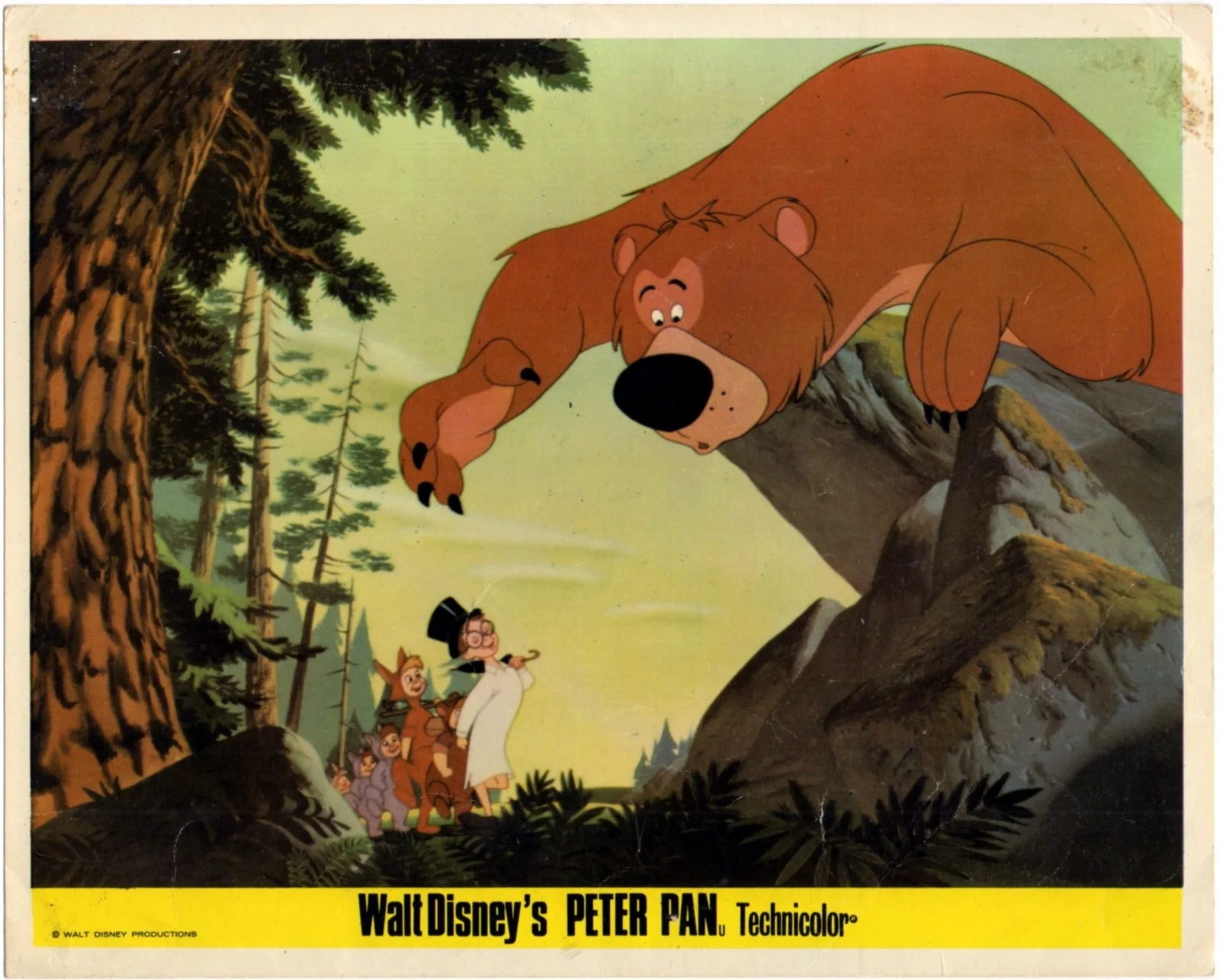 PETER PAN 1953 Bobby Driscoll - WALT DISNEY 5 UK 10x8 LOBBY CARDS, изображение 4