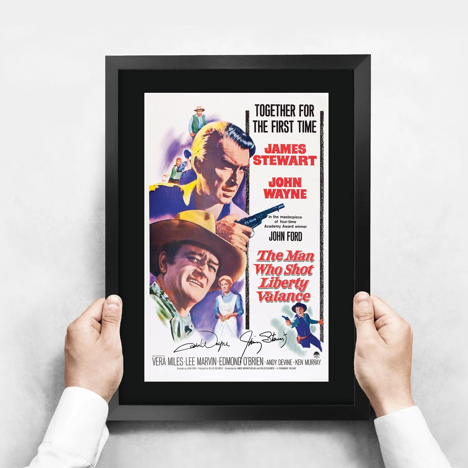 The Man Who Shot Liberty Valance 1962 Framed A3 Movie Poster Pre-Printed, изображение 3
