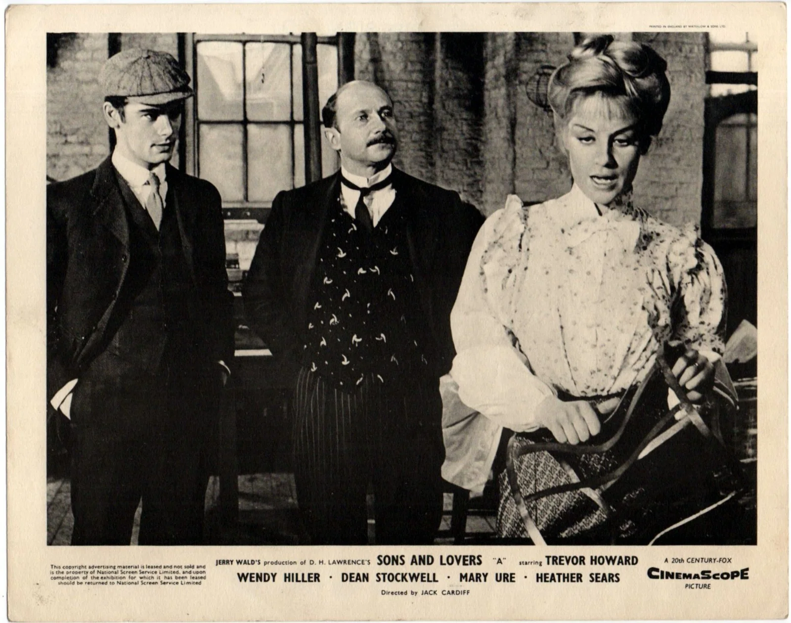 SONS AND LOVERS 1960 Trevor Howard Dean Stockwell Wendy Hiller UK 10x8 LOBBY SET, изображение 2