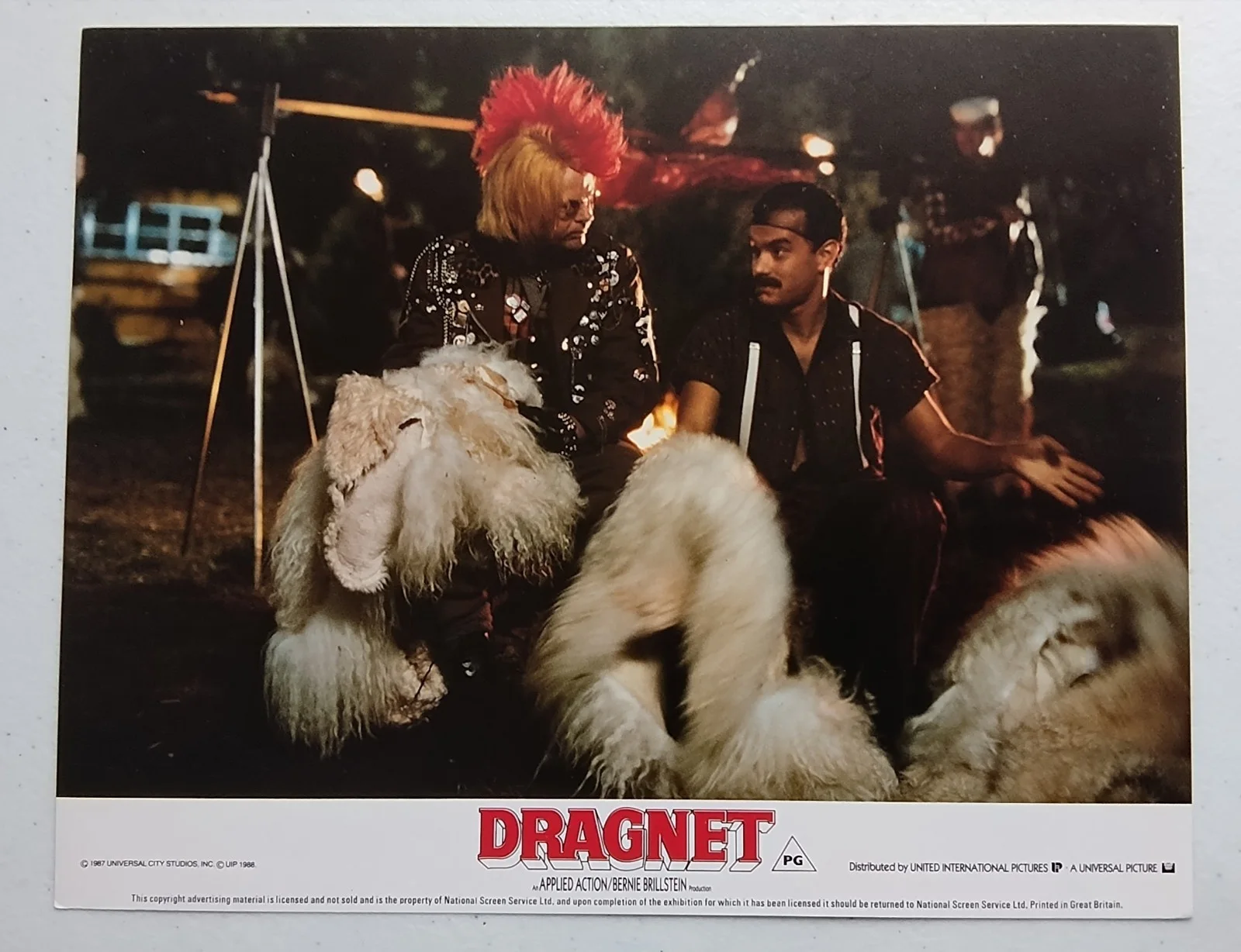 DRAGNET, SET OF 8 UK LOBBY CARDS, 1987. TOM HANKS, DAN AYKROYD, image 5