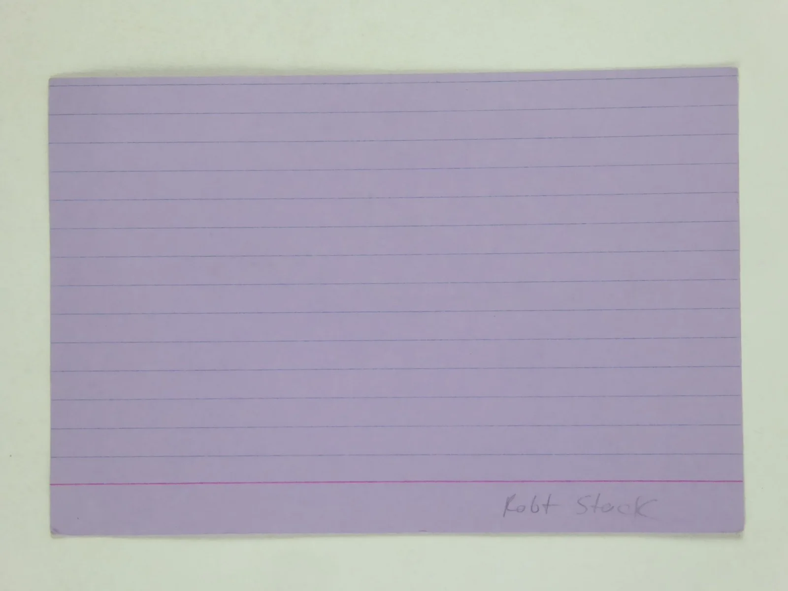 Robert Stack — Robert Stack Signed Autographed 4x6 Index Card Untouchables Unsolved Mysteries, image 2