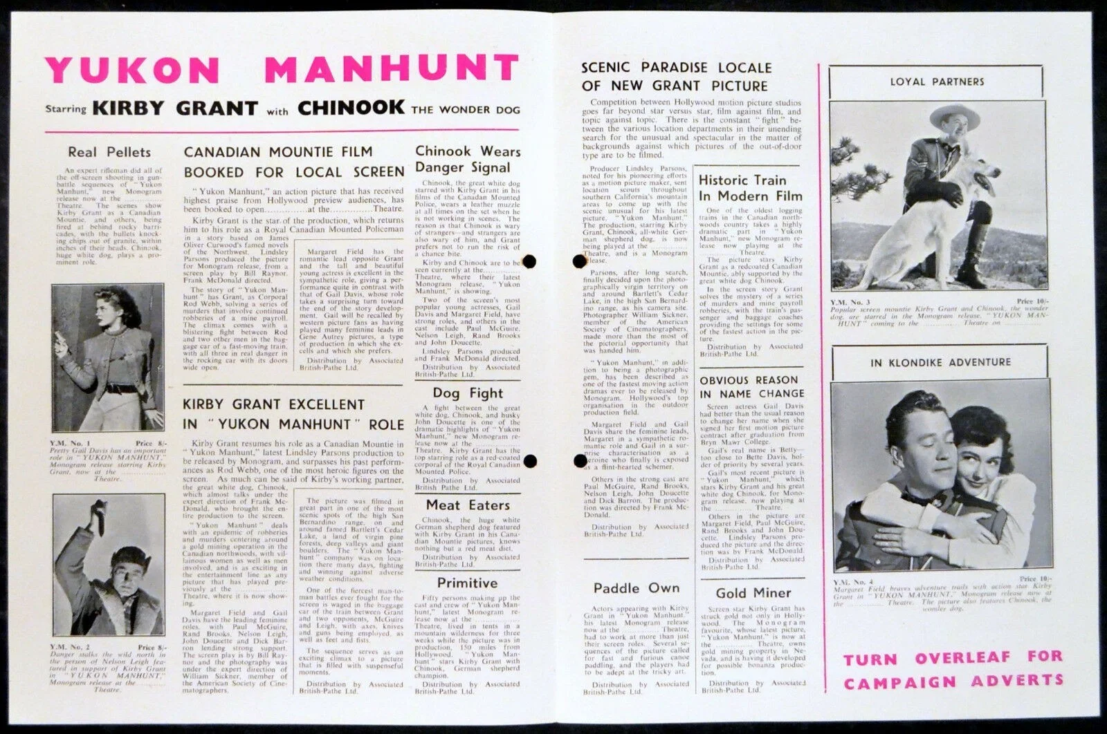 CALL OF THE KLONDIKE - YUKON MANHUNT Kirby Grant 2 MONOGRAM CAMPAIGN BOOKS, изображение 4