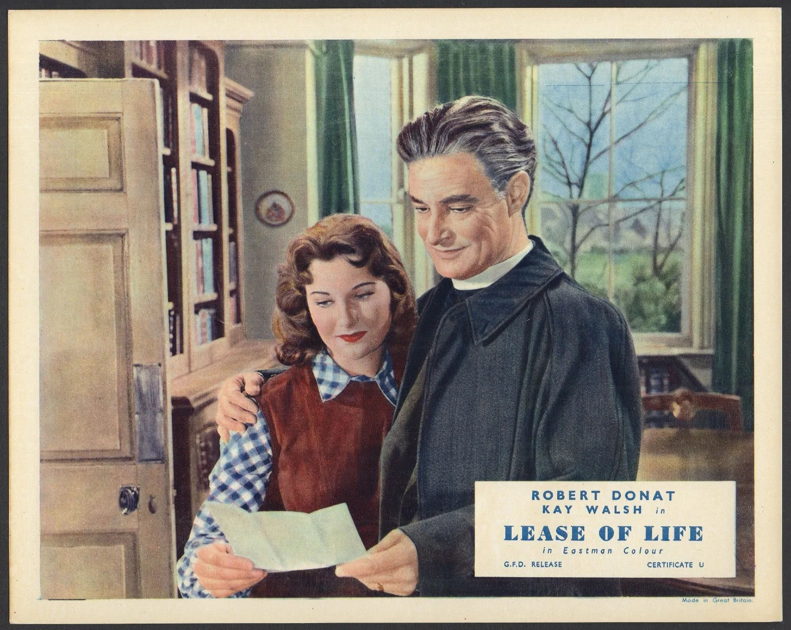 LEASE OF LIFE 1954 Robert Donat, Kay Walsh, Denholm Elliott UK 10x8 LOBBY SET, изображение 2