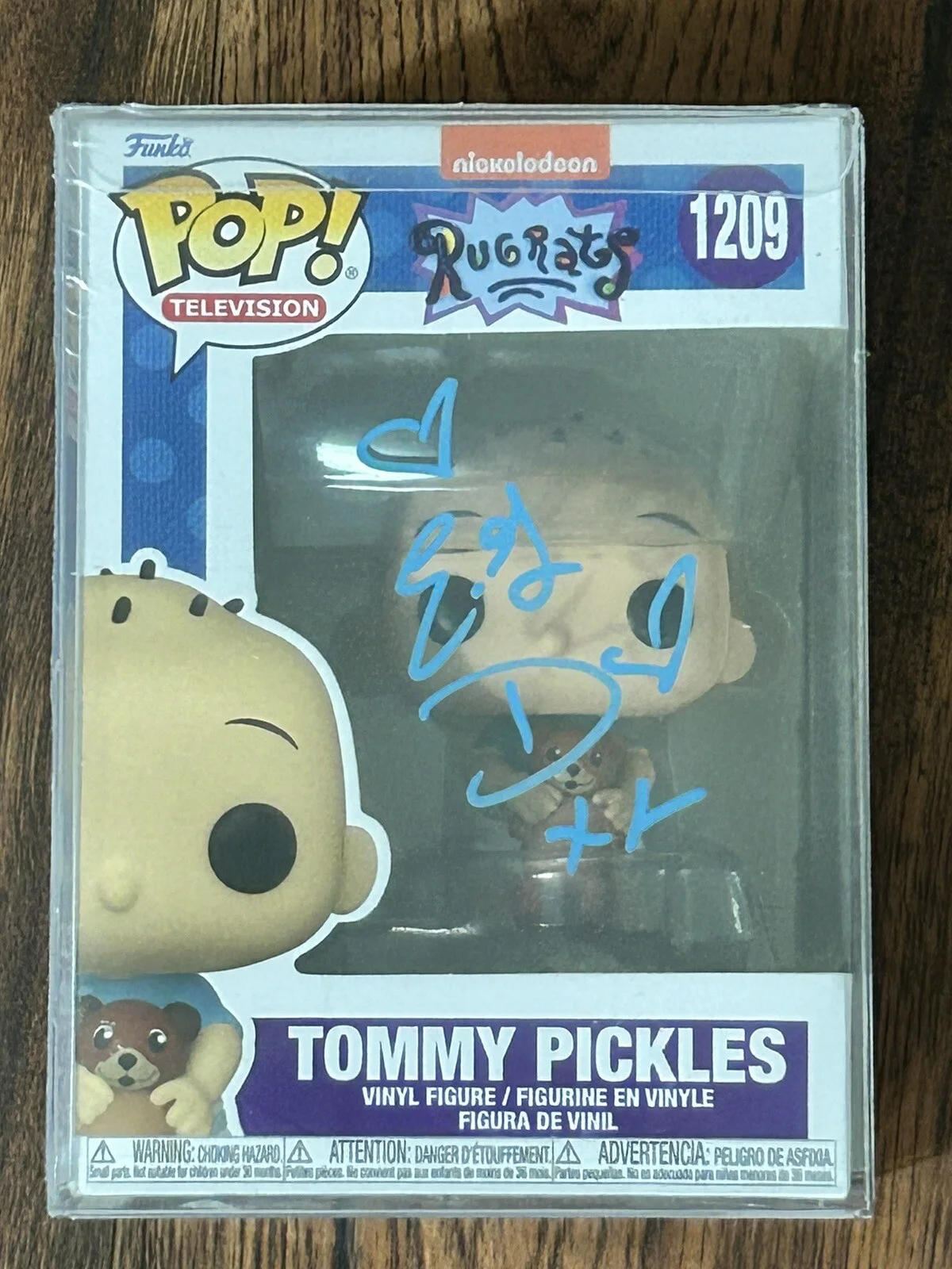 E.G. Daily — Autographed E.G. Daily Signed Tommy Pickles Rugrats #1209 Funko Pop Pristine COA