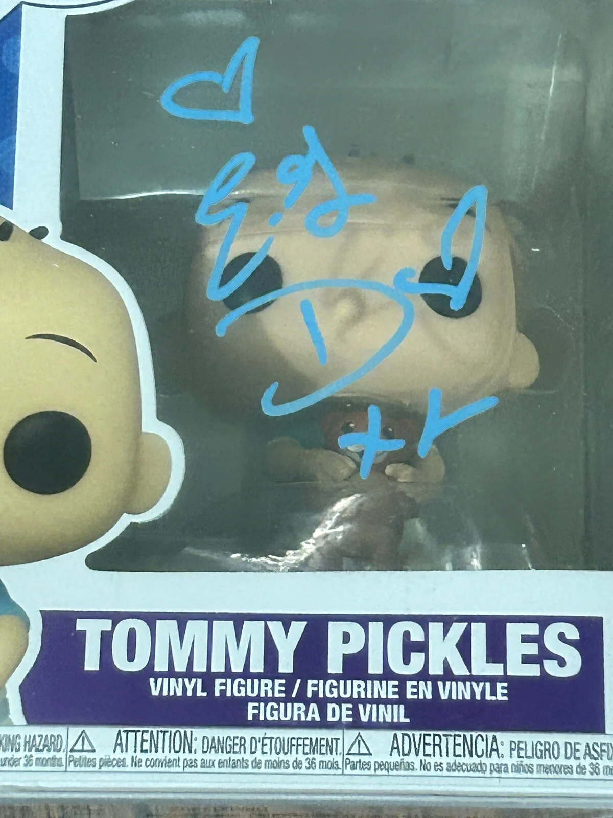 E.G. Daily — Autographed E.G. Daily Signed Tommy Pickles Rugrats #1209 Funko Pop Pristine COA, image 2