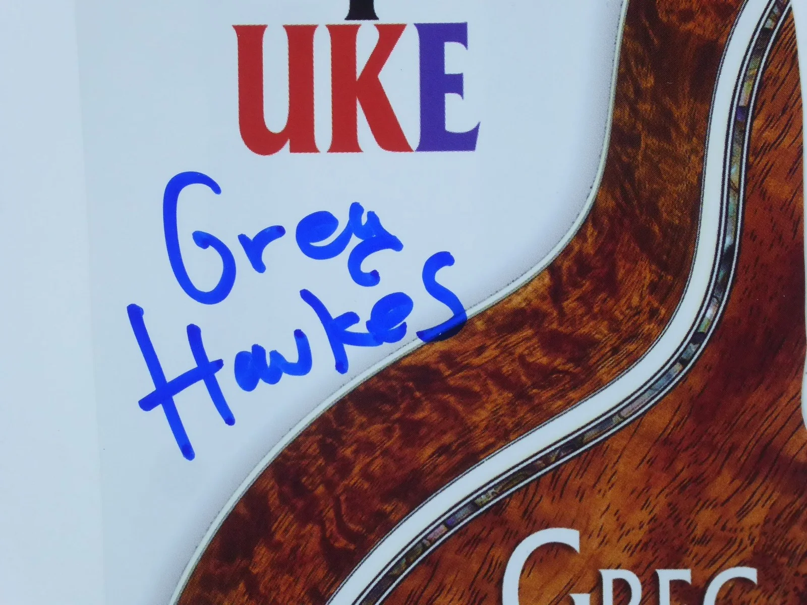 Greg Hawkes Signed Autographed Paper Cut The Cars, изображение 2
