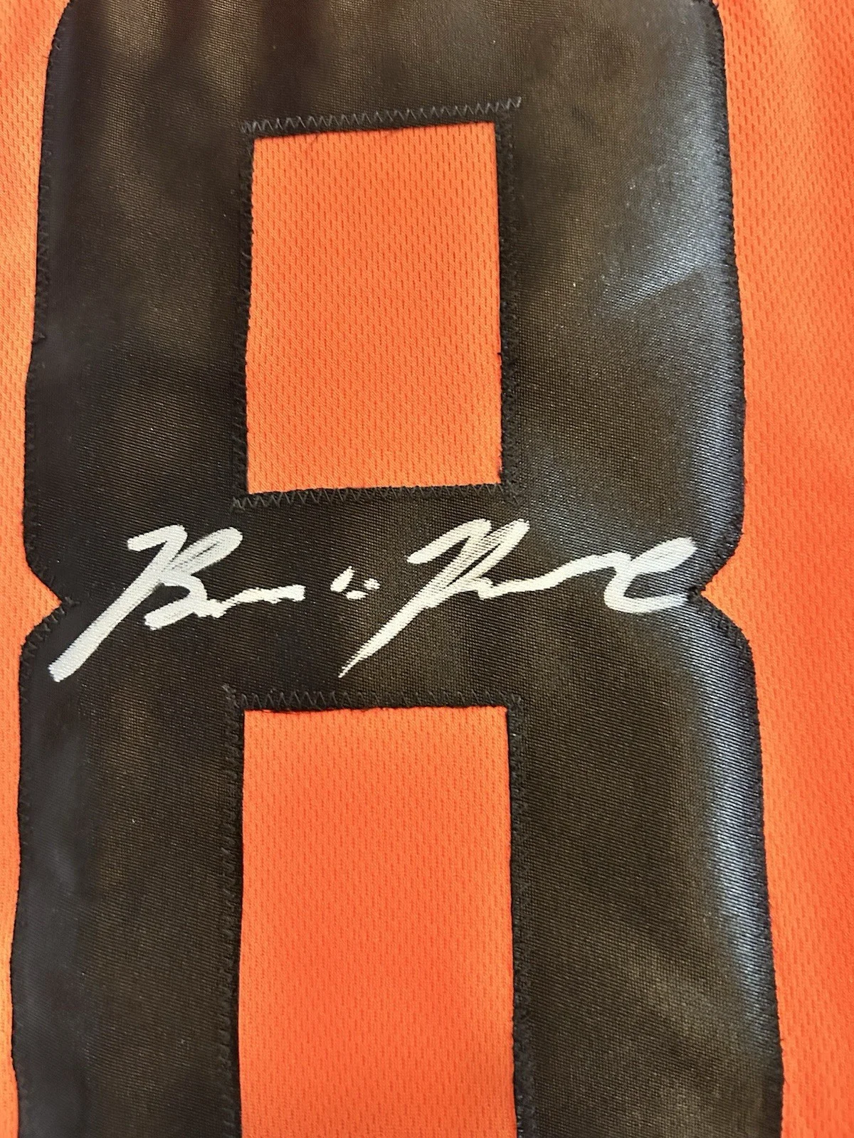 Brian Prince Jr — Brian Prince Jr Signed The Predator Custom Baseball Jersey Beckett COA, image 2