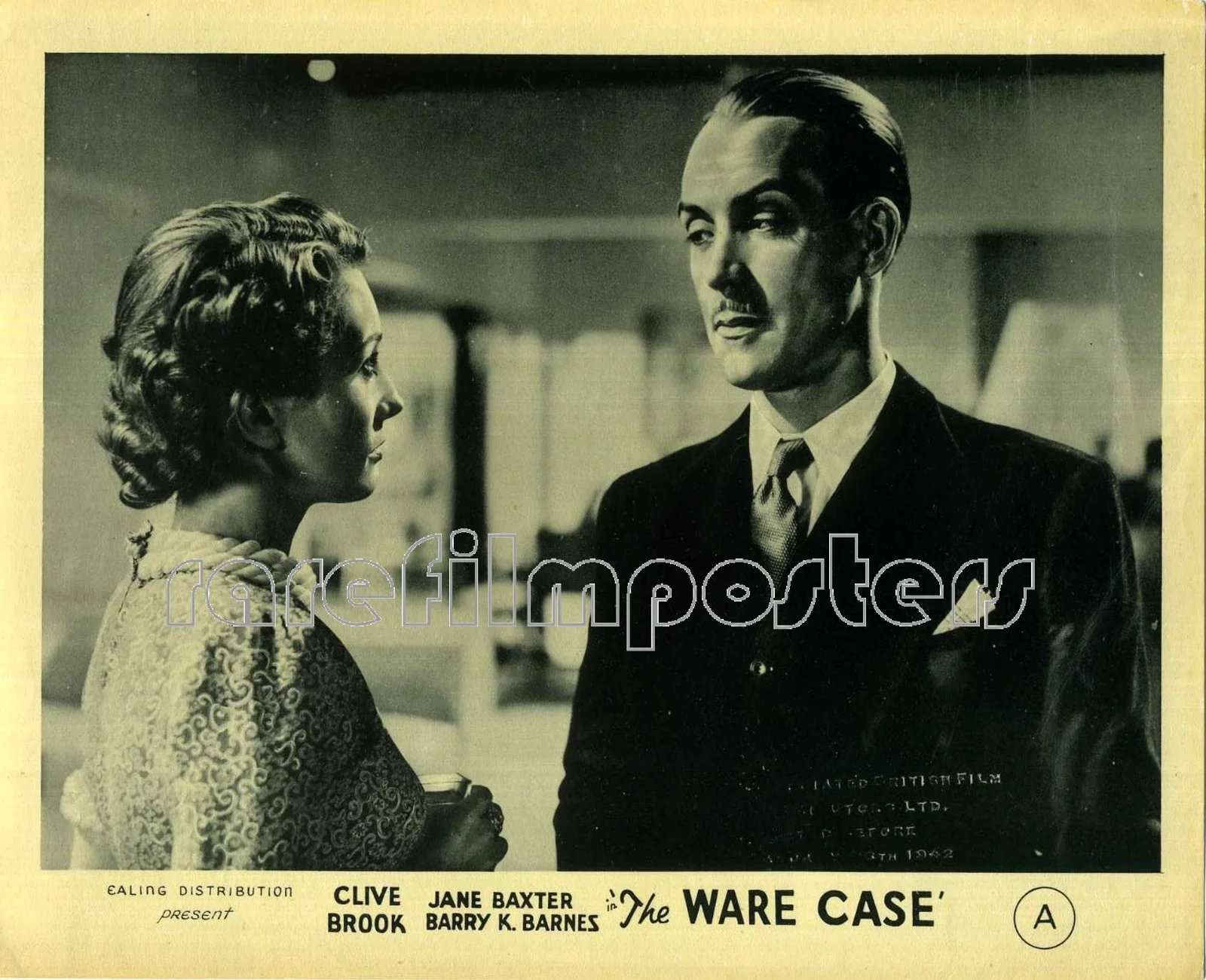 WARE CASE 1938 Clive Brook, Jane Baxter 5 EALING STUDIOS 10x8 LOBBY CARDS, image 4