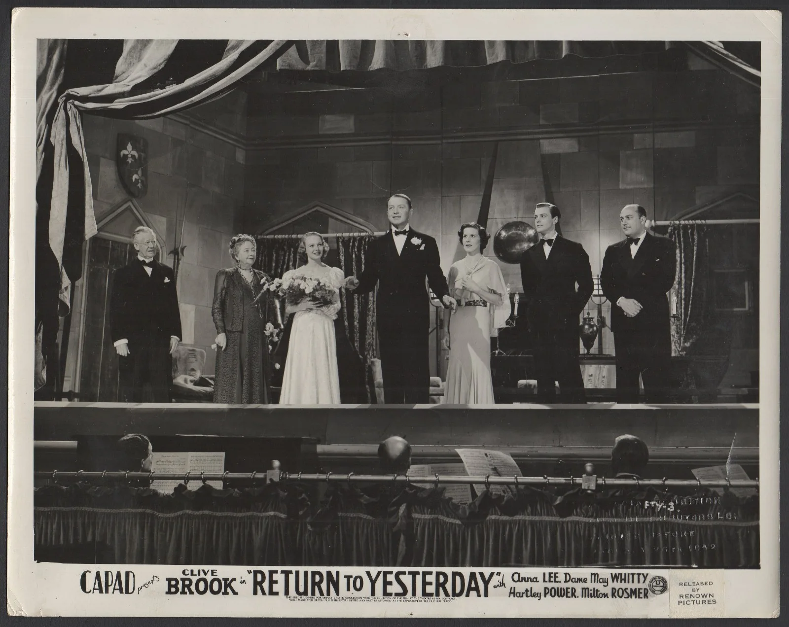 RETURN TO YESTERDAY 1940 Clive Brook, Anna Lee 10x8 LOBBY SET, изображение 4