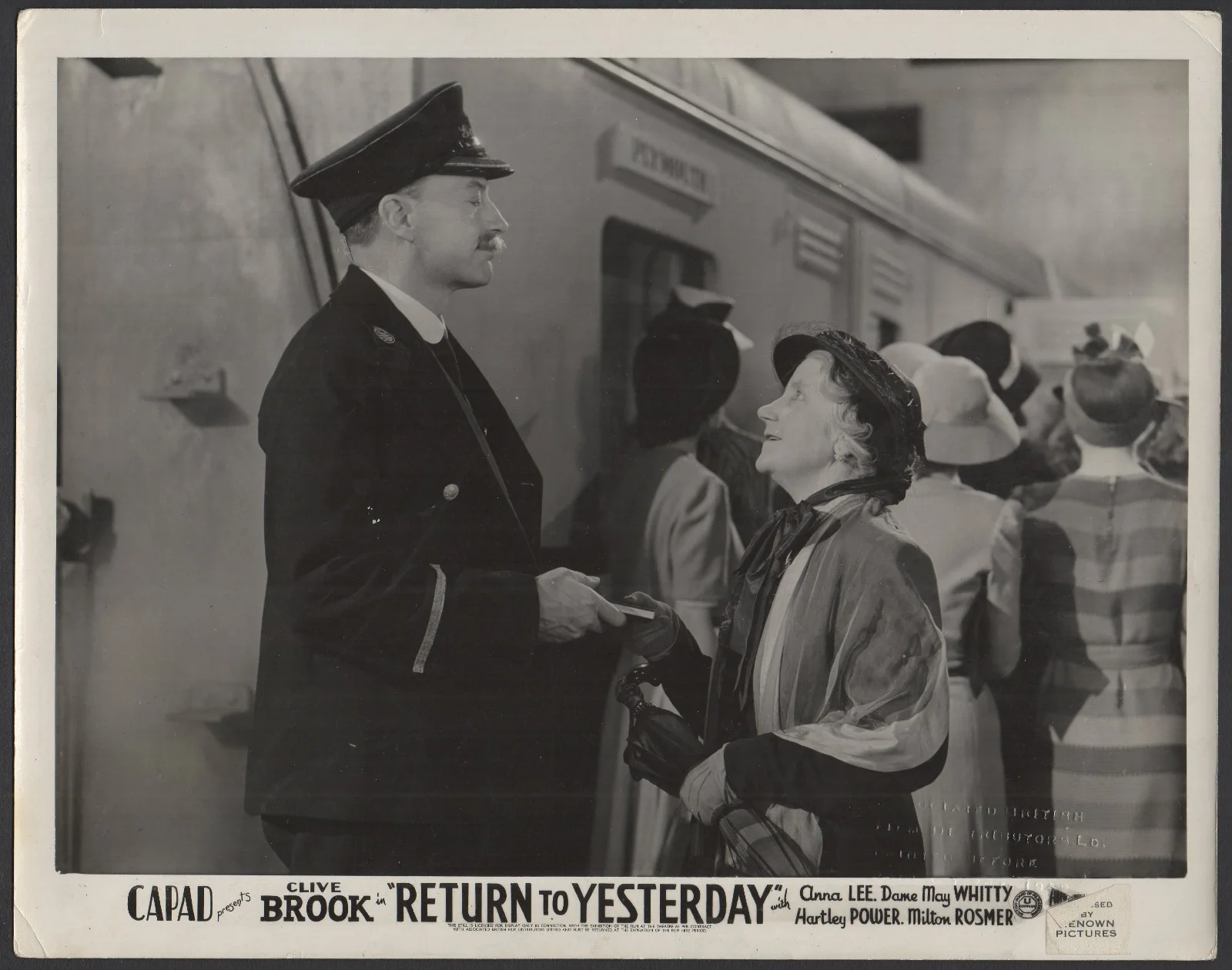 RETURN TO YESTERDAY 1940 Clive Brook, Anna Lee 10x8 LOBBY SET, изображение 5