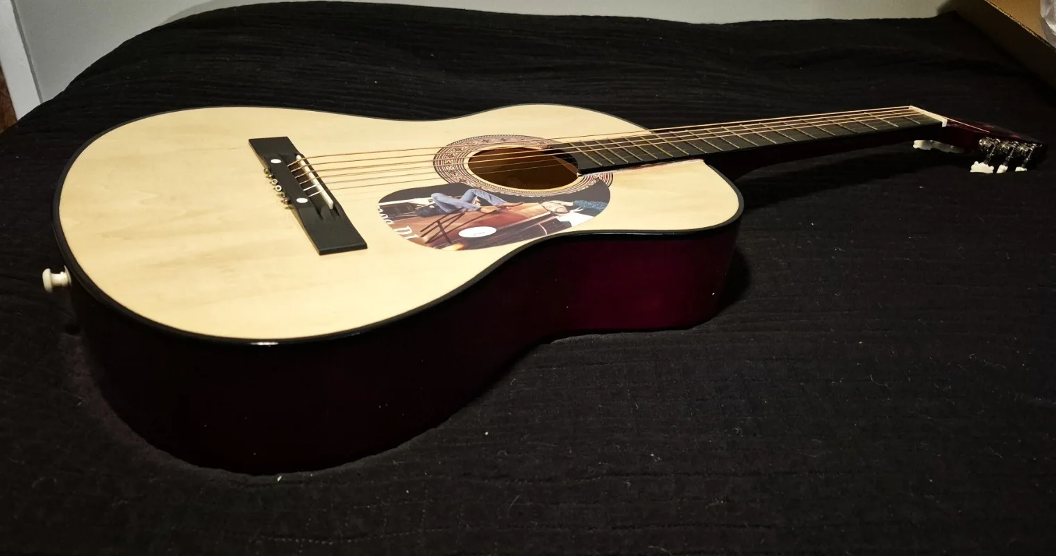 Thomas Rhett Signed Autograph Custom Acoustic Guitar JSA COA, image 3