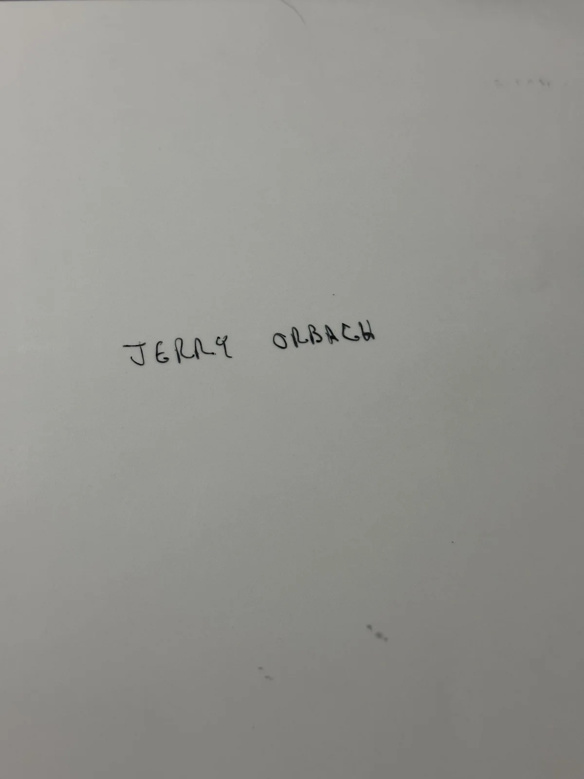 Jerry Orbach SIGNED 8X10 Photo AUTOGRAPH, image 2