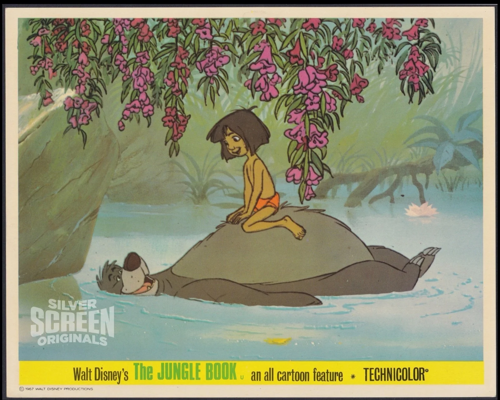 Jungle Book 10x ORIGINAL UK FOH Lobby Cards Disney FIRST RELEASE 1967, изображение 2