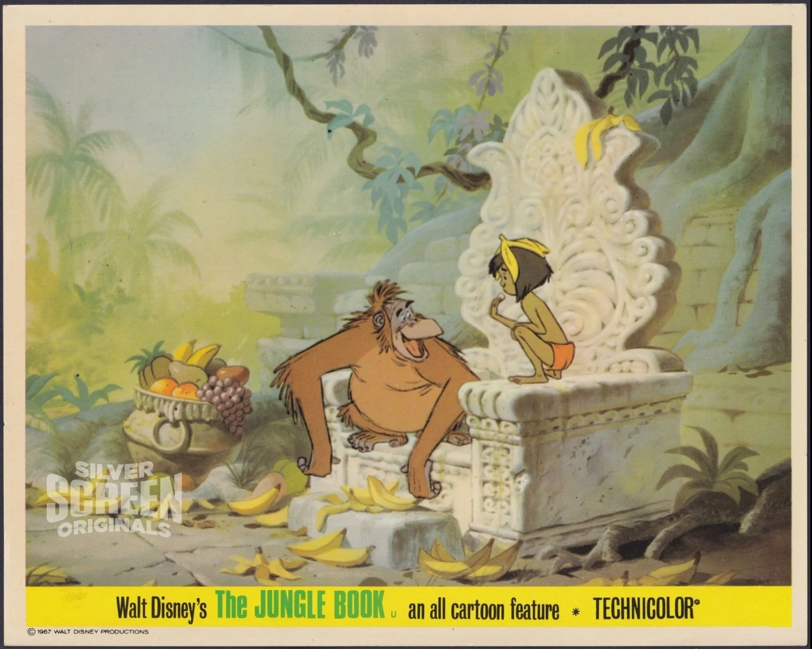 Jungle Book 10x ORIGINAL UK FOH Lobby Cards Disney FIRST RELEASE 1967, изображение 4