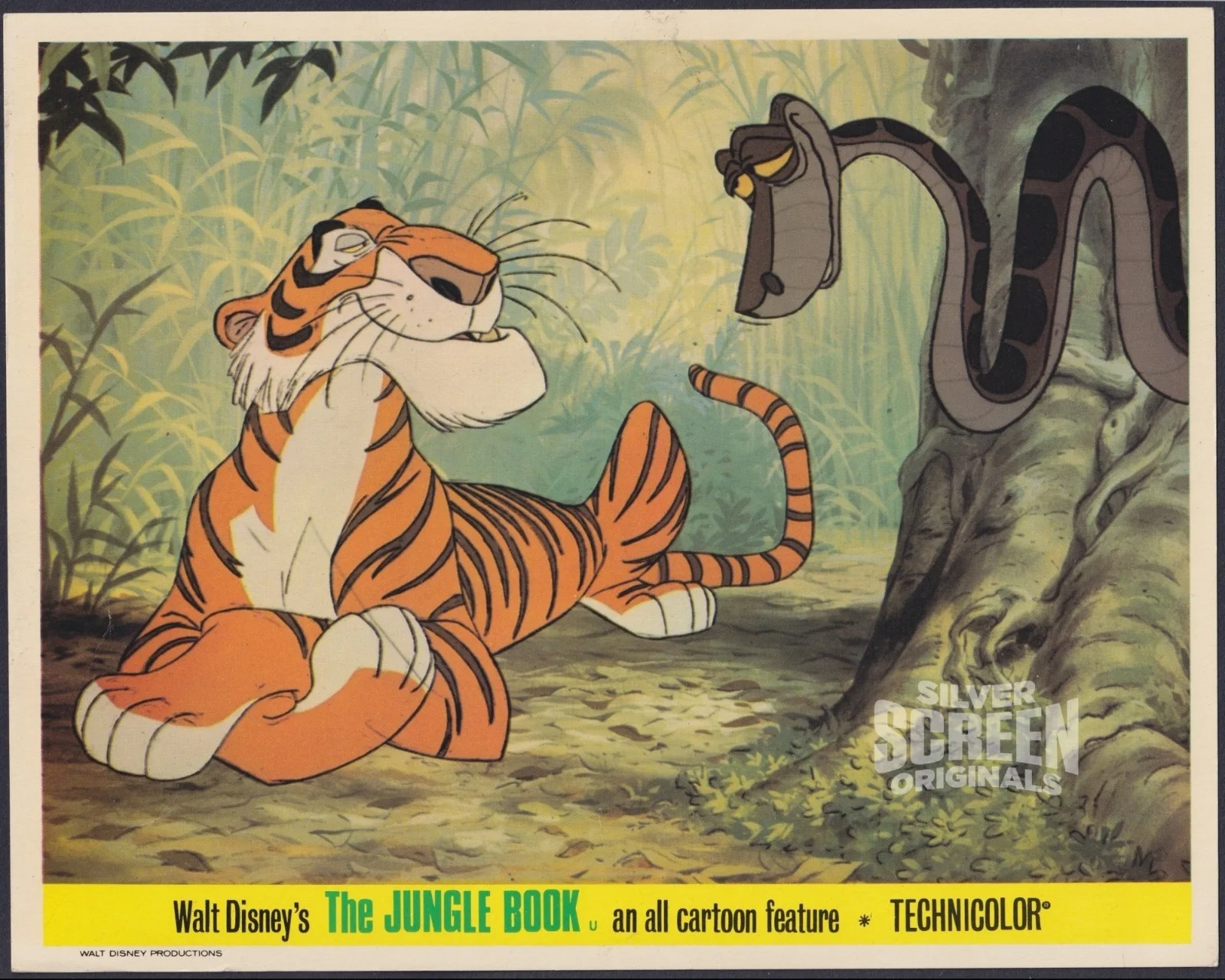 Jungle Book 10x ORIGINAL UK FOH Lobby Cards Disney FIRST RELEASE 1967, изображение 5