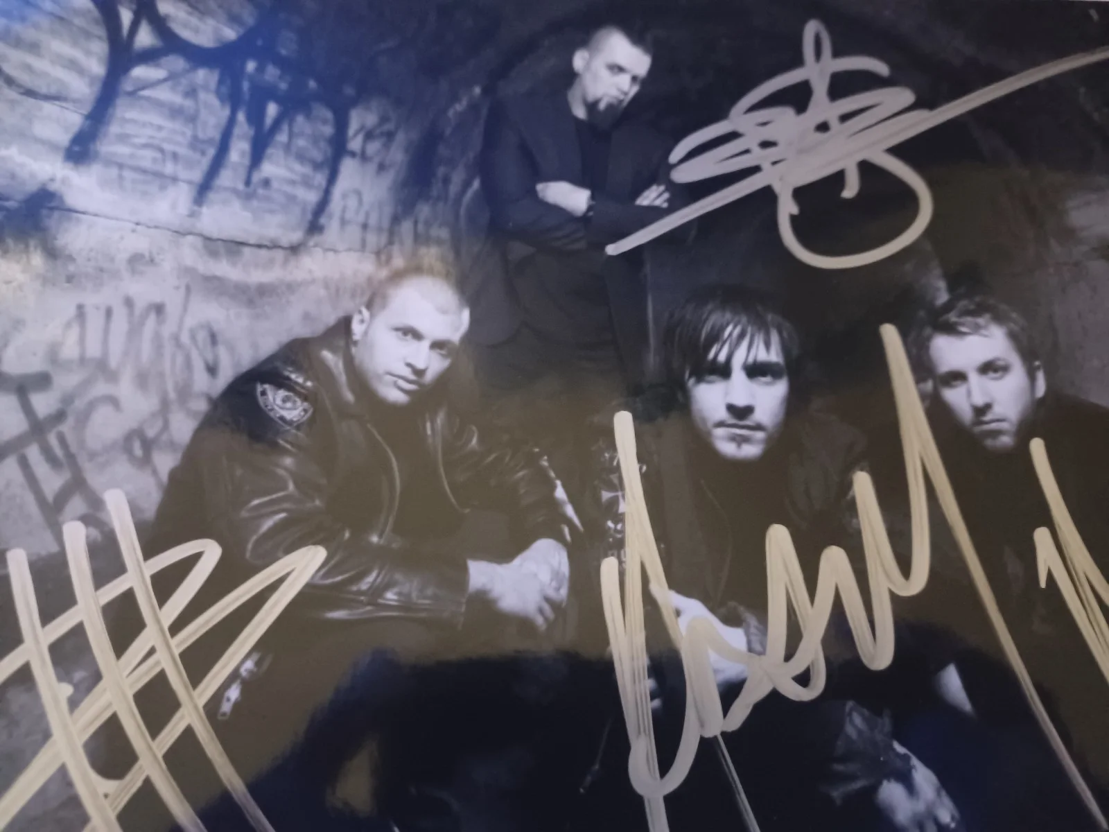 Three Days Grace Signed Photo-2006 (Adam Gontier Era), image 3