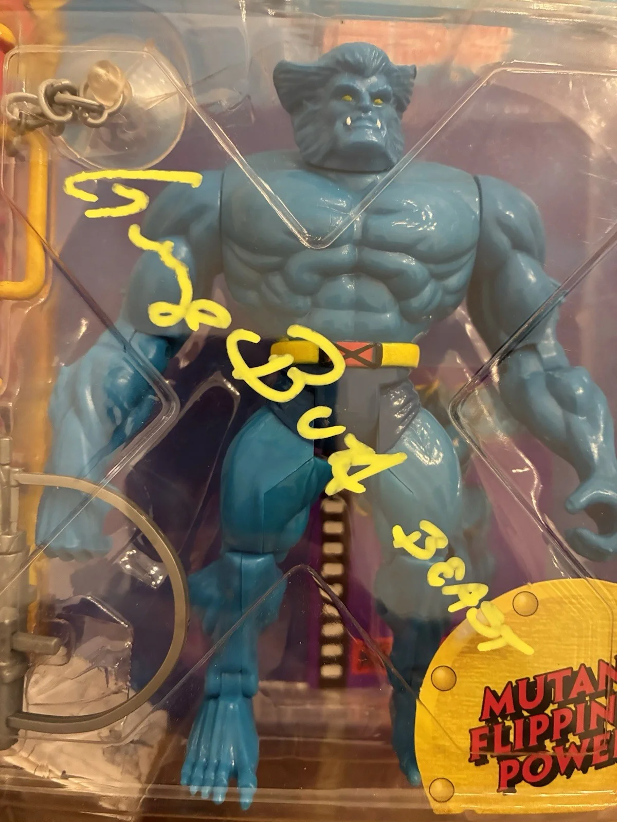 George Buza — George Buza Signed 1995 Toy Biz X-Men Beast Figure Beckett BAS, изображение 2