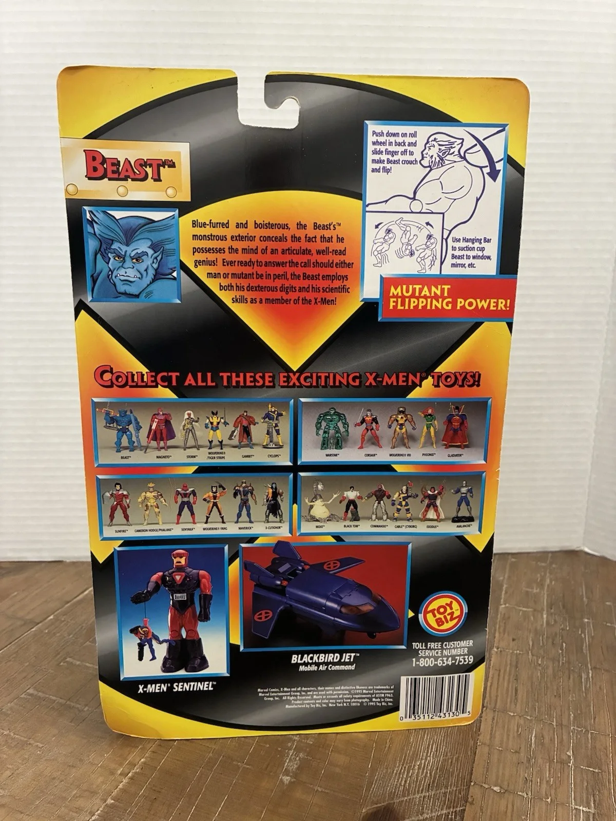 George Buza — George Buza Signed 1995 Toy Biz X-Men Beast Figure Beckett BAS, изображение 4