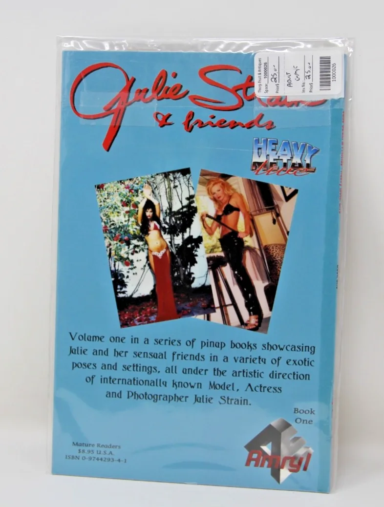 Julie Strain & Friends Heavy Metal Live Book ONE 1 2003 Tour Edition NUDE Rare, изображение 5